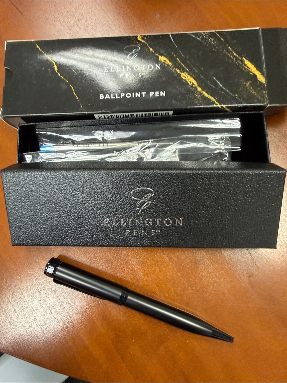 Ellington Matte Black Ballpoint Pen